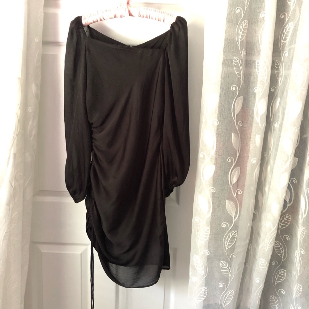 Bcbgeneration Side Drawstring Design Asymmetrical… - image 4